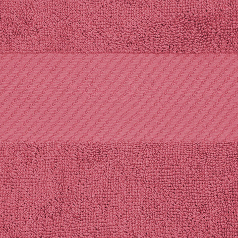 Egyptian Cotton Dobby Border Medium Weight Bath Towel Set of 4