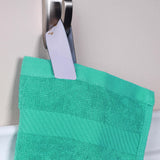 Egyptian Cotton Dobby Border Medium Weight Bath Towel Set of 4