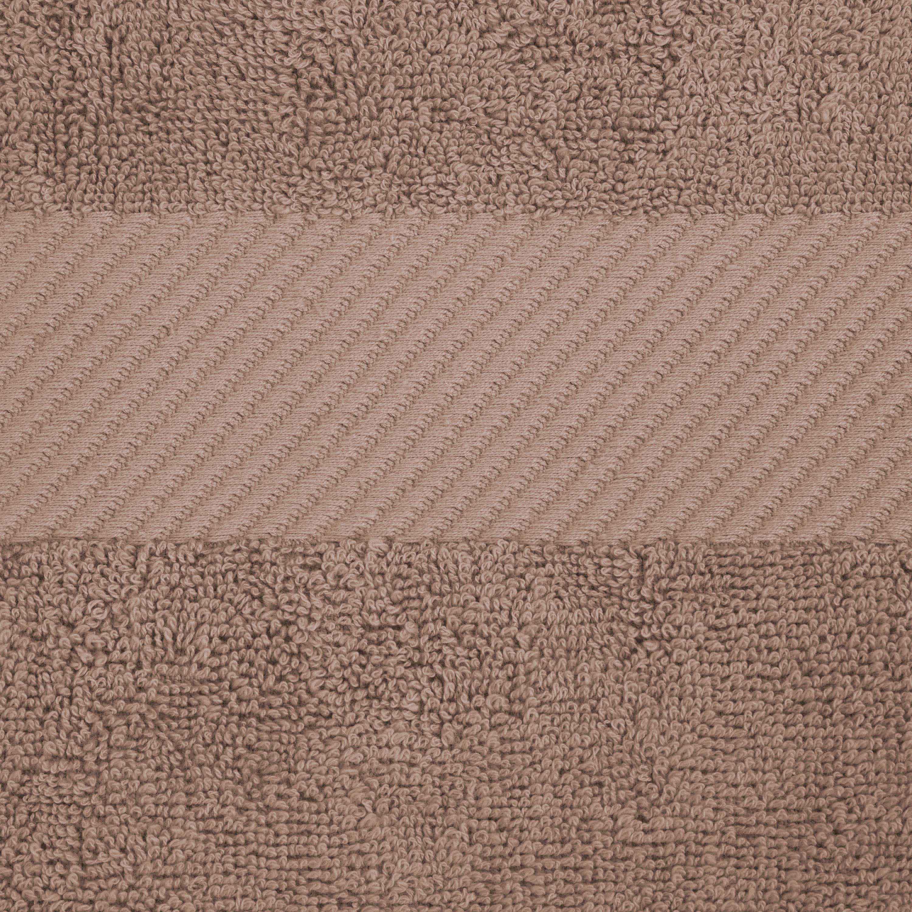 Egyptian Cotton Dobby Border Medium Weight Bath Towel Set of 4