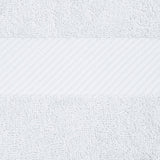 Egyptian Cotton Dobby Border Medium Weight 4 Piece Bath Towel Set