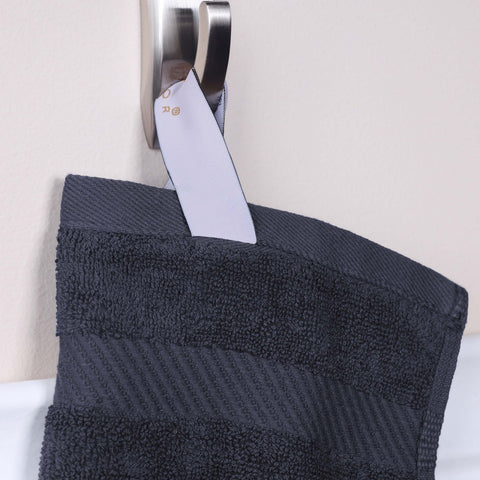 Egyptian Cotton Dobby Border Medium Weight Bath Towel Set of 4