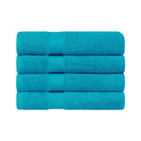 Egyptian Cotton Dobby Border Medium Weight Bath Towel Set of 4