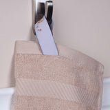Egyptian Cotton Dobby Border Medium Weight 6 Piece Towel Set