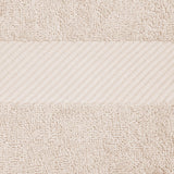 Egyptian Cotton Dobby Border Medium Weight 6 Piece Towel Set