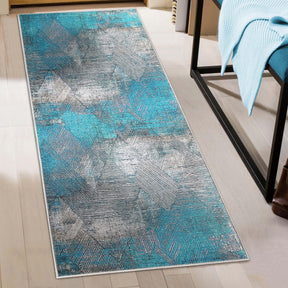 Elio Modern Geometric Indoor Area Rug or Runner Rug