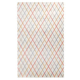 Ellis Diamond Trellis Indoor Area Rugs Or Runner Rug Bone