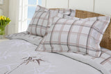Elmwood Embroidered Reversible Cotton Duvet Cover Set