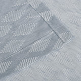 Embroidered Argyle Sheer 2-Piece Grommet Curtain Panel Set