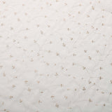 Embroidered Delicate Flower Sheer Grommet Curtain Panel Set