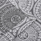 Eminence Jacquard Floral Mandala Semi-Sheer Curtain Panel Set