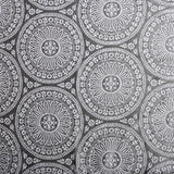 Eminence Jacquard Floral Mandala Semi-Sheer Curtain Panel Set