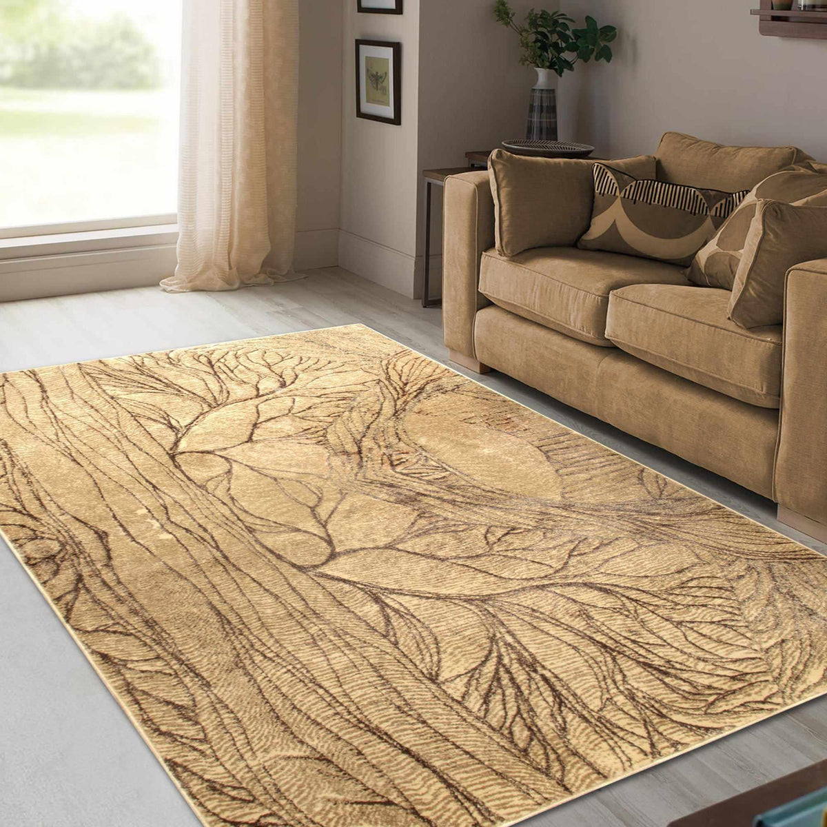 Emrys Shimmery Abstract Modern Area Rug Or Runner Rug