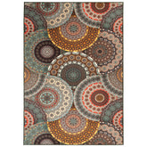 Evaline Medallion Non-Slip Indoor Outdoor Area Rug