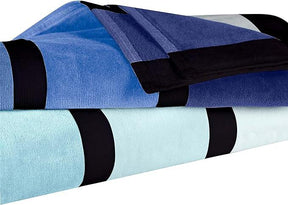 Faded Stripe Cotton Oversized Cotton 2 Piece Beach Towel