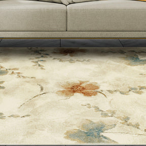 Fiore Modern Floral Indoor Area Rug Or Runner Rug