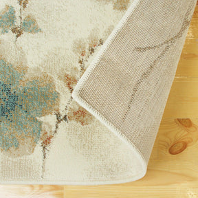 Fiore Modern Floral Indoor Area Rug Or Runner Rug