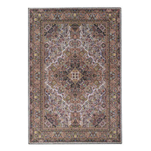 Flamingo Modern Medallion Washable Indoor Area Rug or Runner