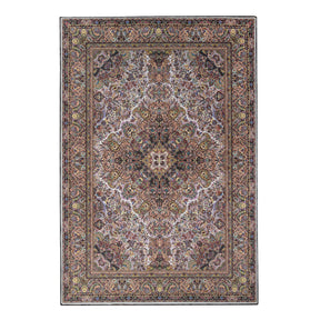 Flamingo Modern Medallion Washable Indoor Area Rug or Runner