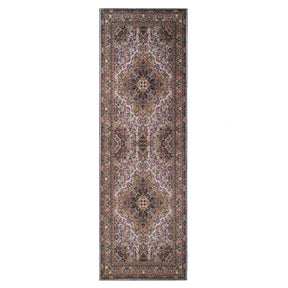 Flamingo Modern Medallion Washable Indoor Area Rug or Runner