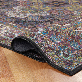 Flamingo Modern Medallion Washable Indoor Area Rug or Runner