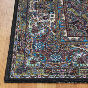 Flamingo Modern Medallion Washable Indoor Area Rug or Runner