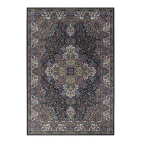 Flamingo Modern Medallion Washable Indoor Area Rug or Runner