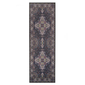 Flamingo Modern Medallion Washable Indoor Area Rug or Runner