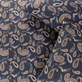Flannel Brushed Cotton Floral Paisley Deep Pocket Bed Sheet Set