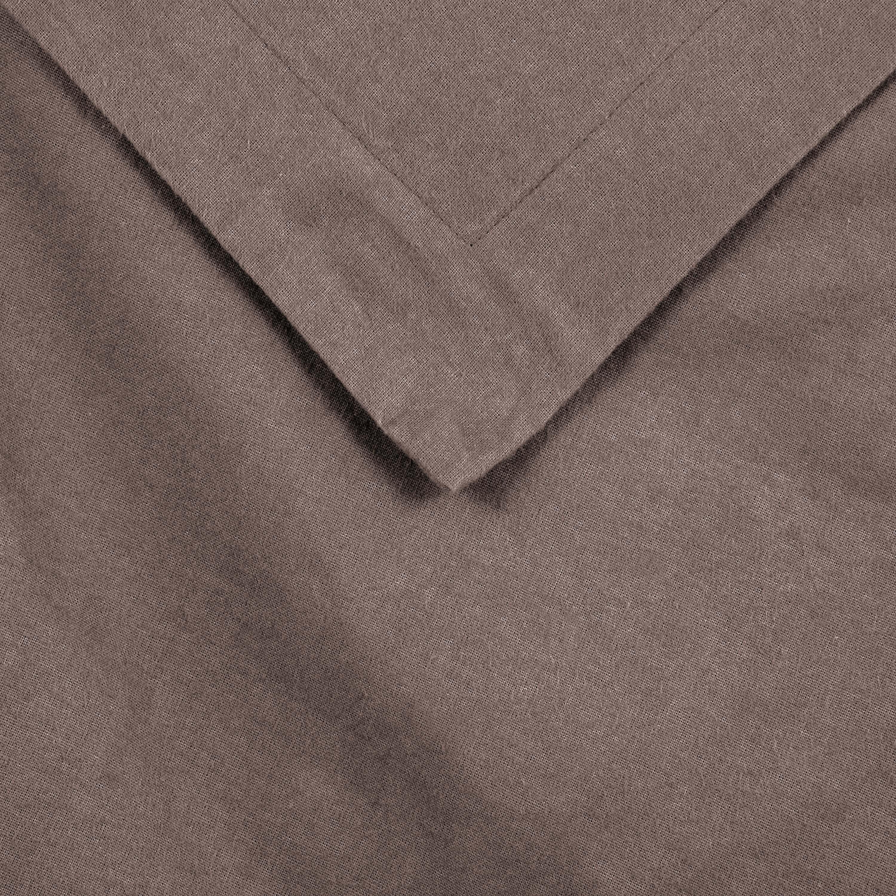 Flannel Cotton Modern Solid Fuzzy Duvet Cover Set With Pillow Shams