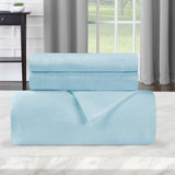Flannel Cotton Modern Solid Fuzzy Duvet Cover Set With Pillow Shams