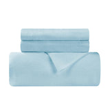 Flannel Cotton Modern Solid Fuzzy Duvet Cover Set With Pillow Shams
