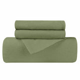 Flannel Cotton Modern Solid Fuzzy Duvet Cover Set With Pillow Shams