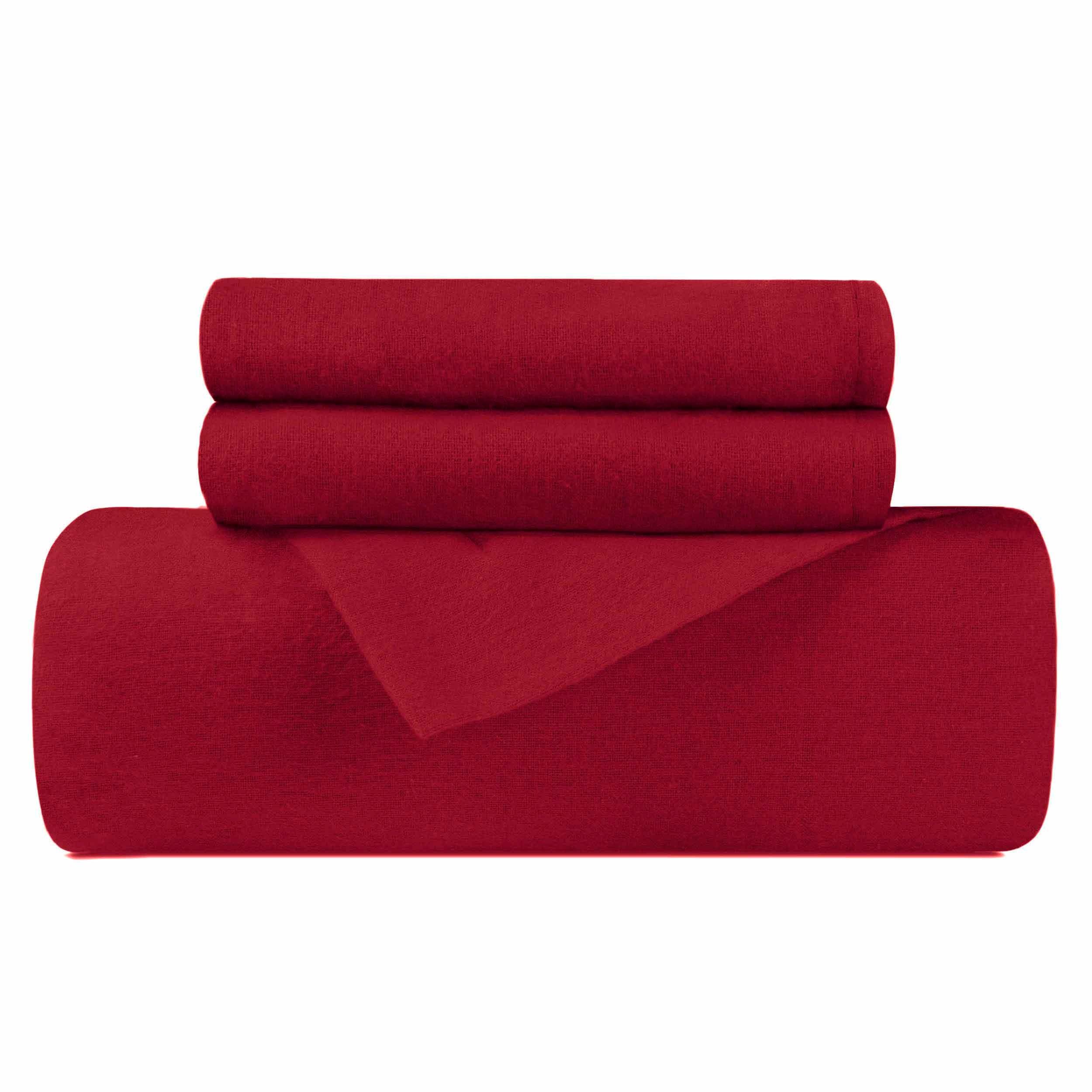 Flannel Cotton Modern Solid Fuzzy Duvet Cover Set With Pillow Shams