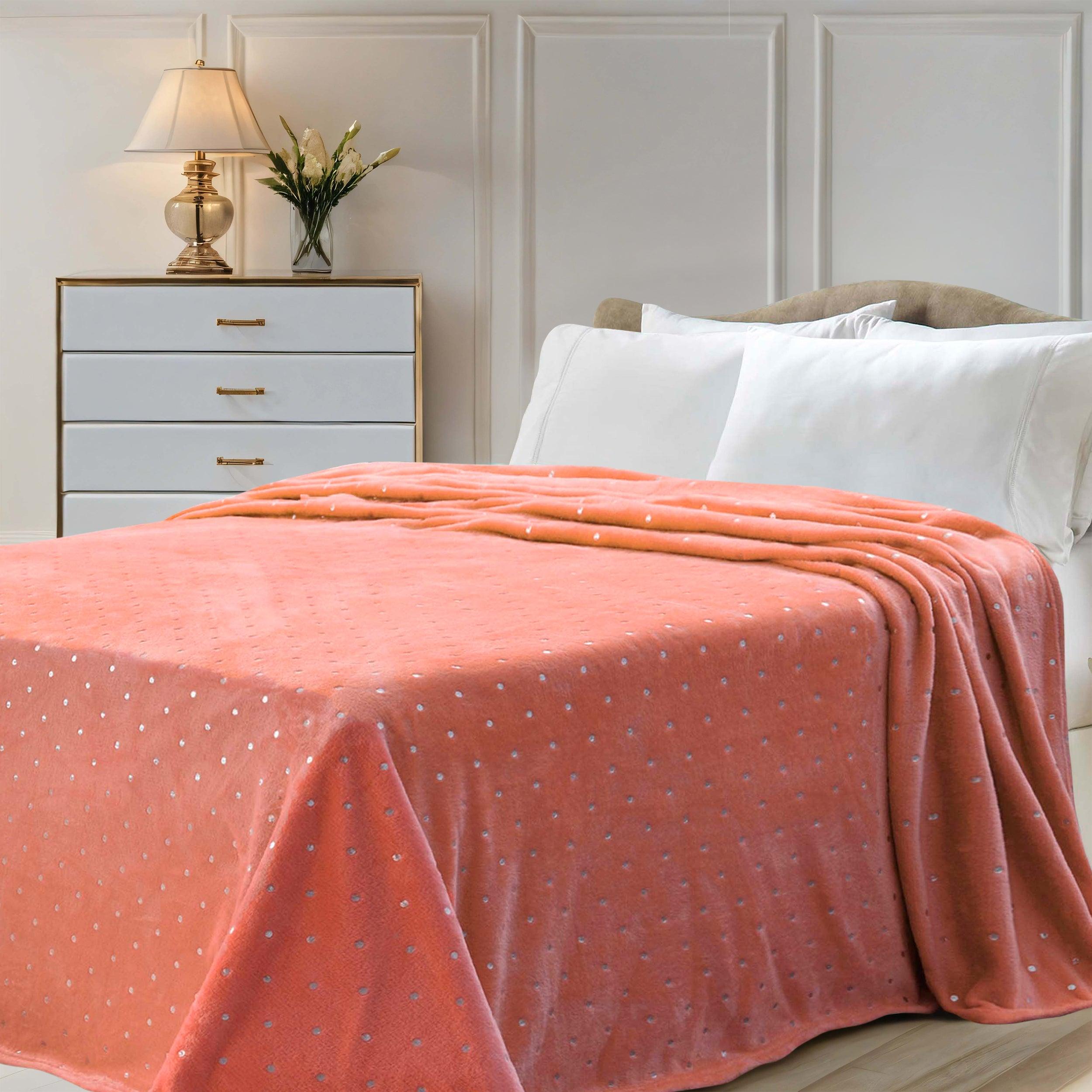 Fleece Plush Medium Weight Fluffy Soft Decorative Blanket Or Throw