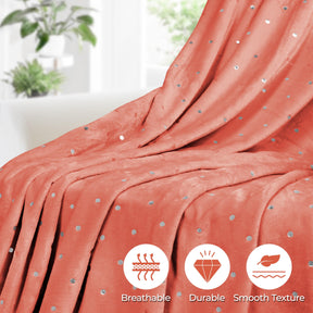 Fleece Plush Medium Weight Fluffy Soft Decorative Blanket Or Throw