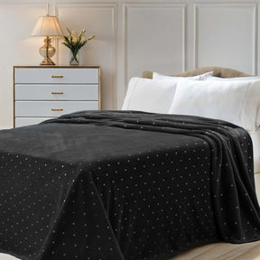 Fleece Plush Medium Weight Fluffy Soft Decorative Blanket Or Throw