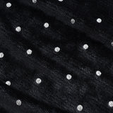 Fleece Plush Medium Weight Fluffy Soft Decorative Polka Dot Blanket