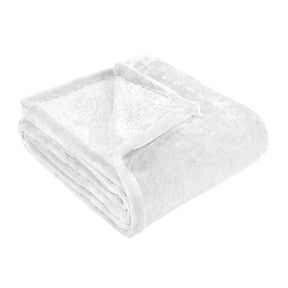 Fleece Plush Medium Weight Fluffy Soft Solid Decorative Blanket