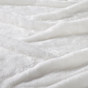 Fleece Plush Medium Weight Fluffy Soft Solid Decorative Blanket