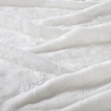 Fleece Plush Medium Weight Fluffy Soft Solid Decorative Blanket