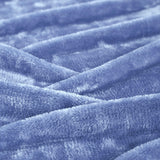Fleece Plush Medium Weight Fluffy Soft Solid Decorative Blanket