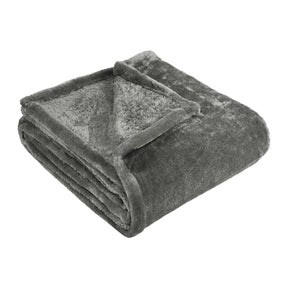 Fleece Plush Medium Weight Fluffy Soft Solid Decorative Blanket