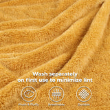 Fleece Plush Medium Weight Fluffy Soft Solid Decorative Blanket