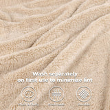 Fleece Plush Medium Weight Fluffy Soft Solid Decorative Blanket