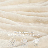Fleece Plush Medium Weight Fluffy Soft Solid Decorative Blanket