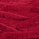Fleece Plush Medium Weight Fluffy Soft Solid Decorative Blanket