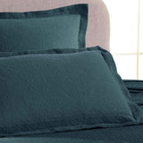 Fleur De Lis Jacquard Matelassé Cotton Medallion Bedspread Set