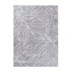 Flora Botanical  Plush Shag Rugs Transitional Floral Indoor Area Rug