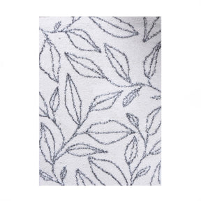 Flora Botanical  Plush Shag Rugs Transitional Floral Indoor Area Rug