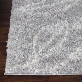 Flora Botanical  Plush Shag Rugs Transitional Floral Indoor Area Rug
